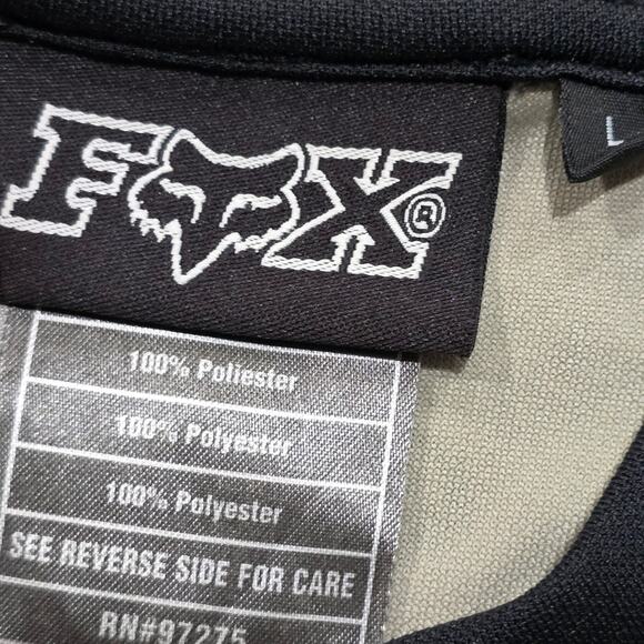 Fox Racing Cycling Mountain Biking Short Sleeved Shirt Jersey w. Pocket - Picture 5 of 9